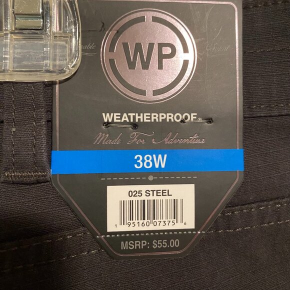 Weatherproof Men's Flex Waist Stretch Multifunctional Utility Shorts Size 38W - Picture 10 of 14